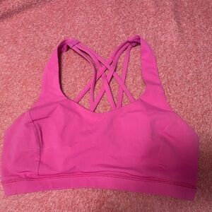 💕Lululemon Pink Strappy Sports Bra💕
